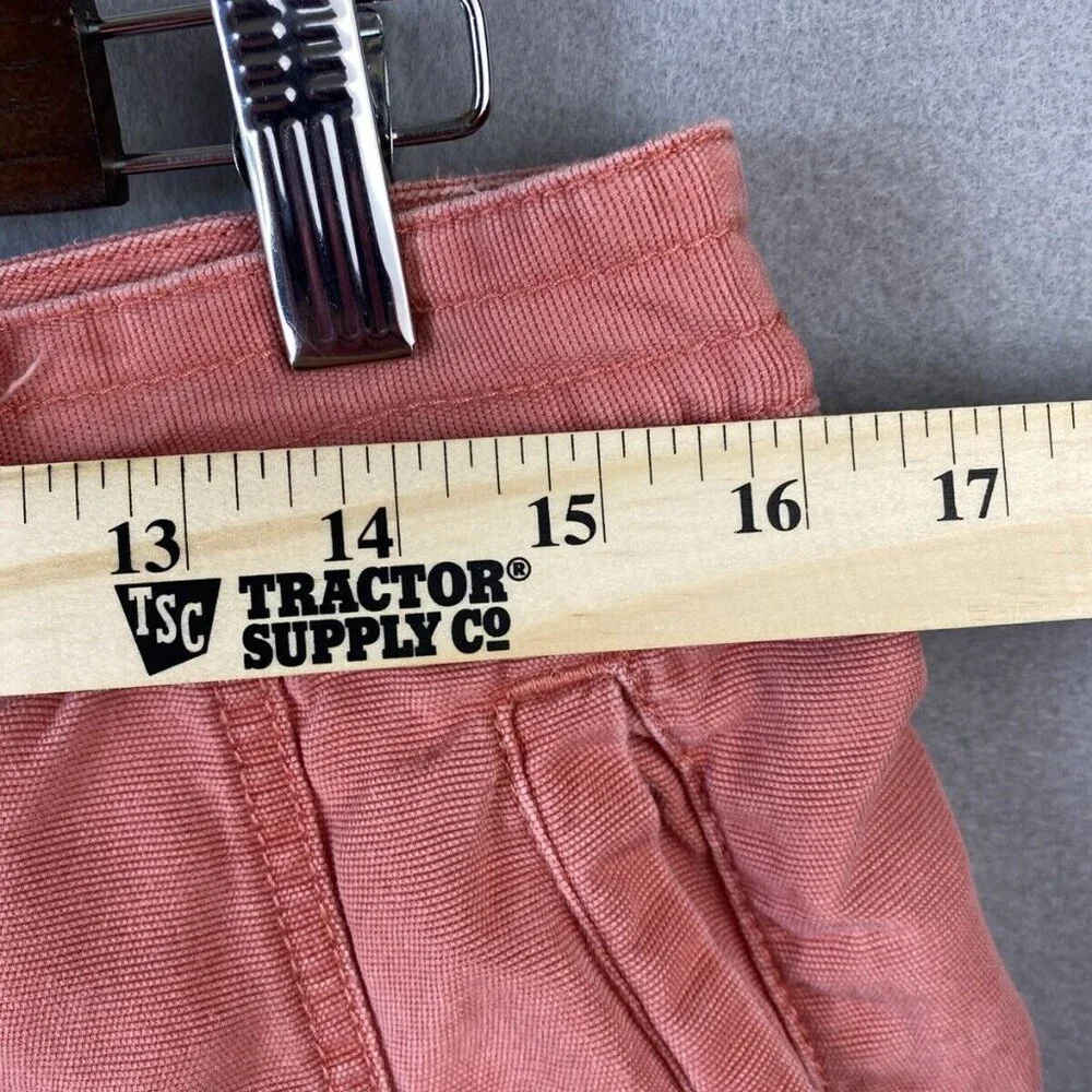 Tommy Bahama Cargo Shorts Men's Size 32 Belt Loops Relax Cotton Tencel Blend Red